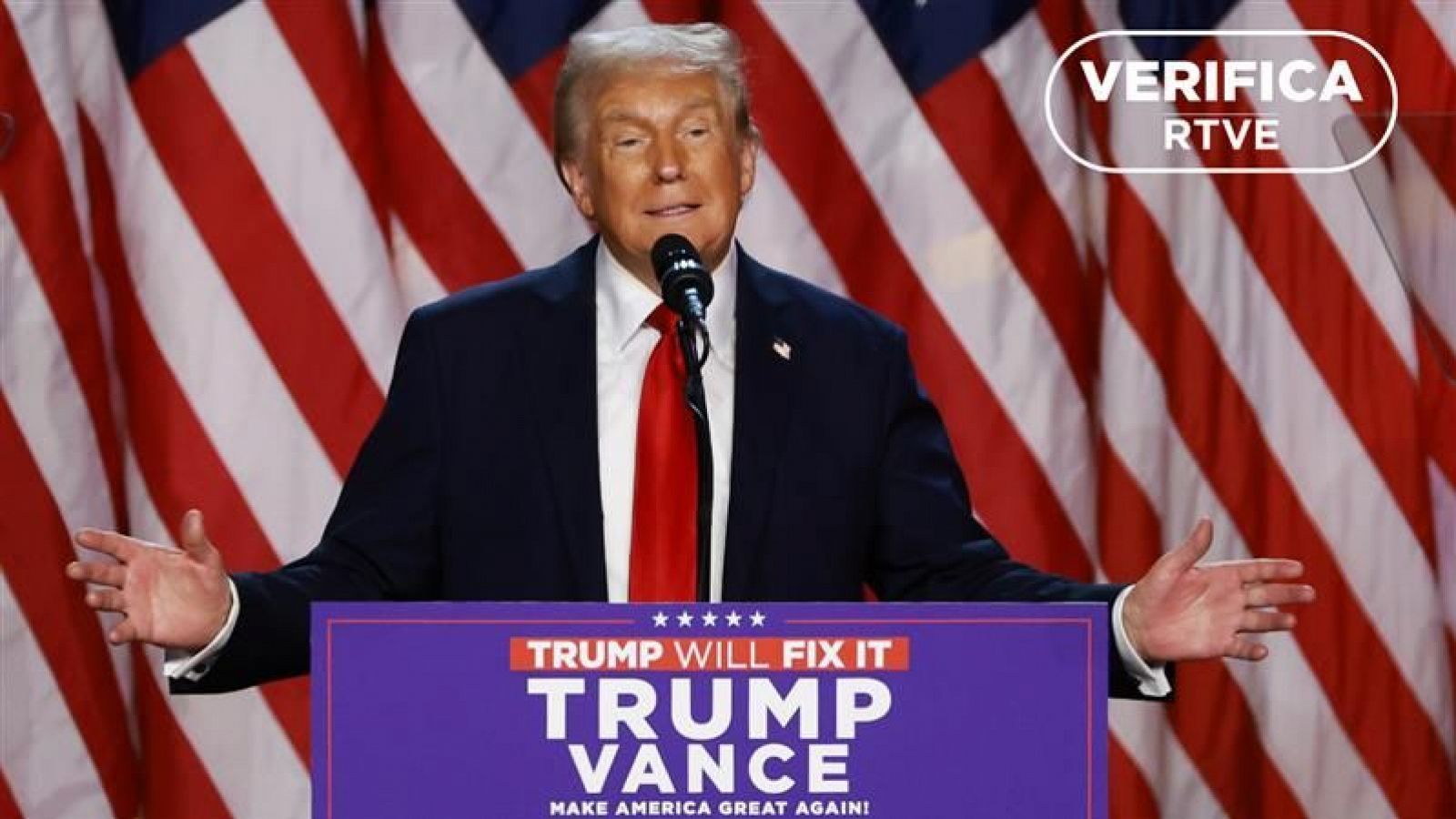 Desinformación tras la victoria electoral de Donald Trump