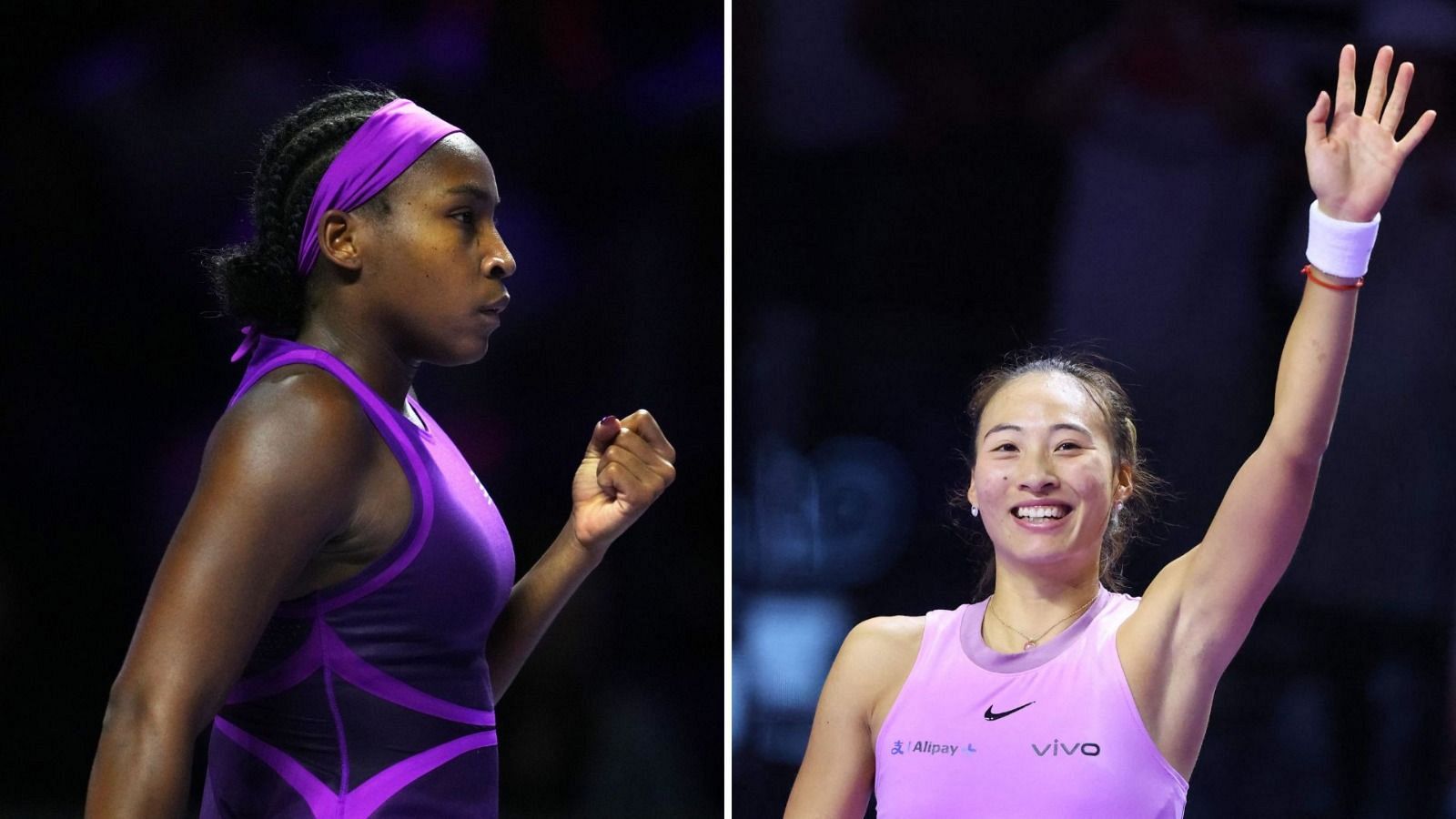 Las tenistas Gauff y Zheng se verán las caras en la final del Torneo de Maestras