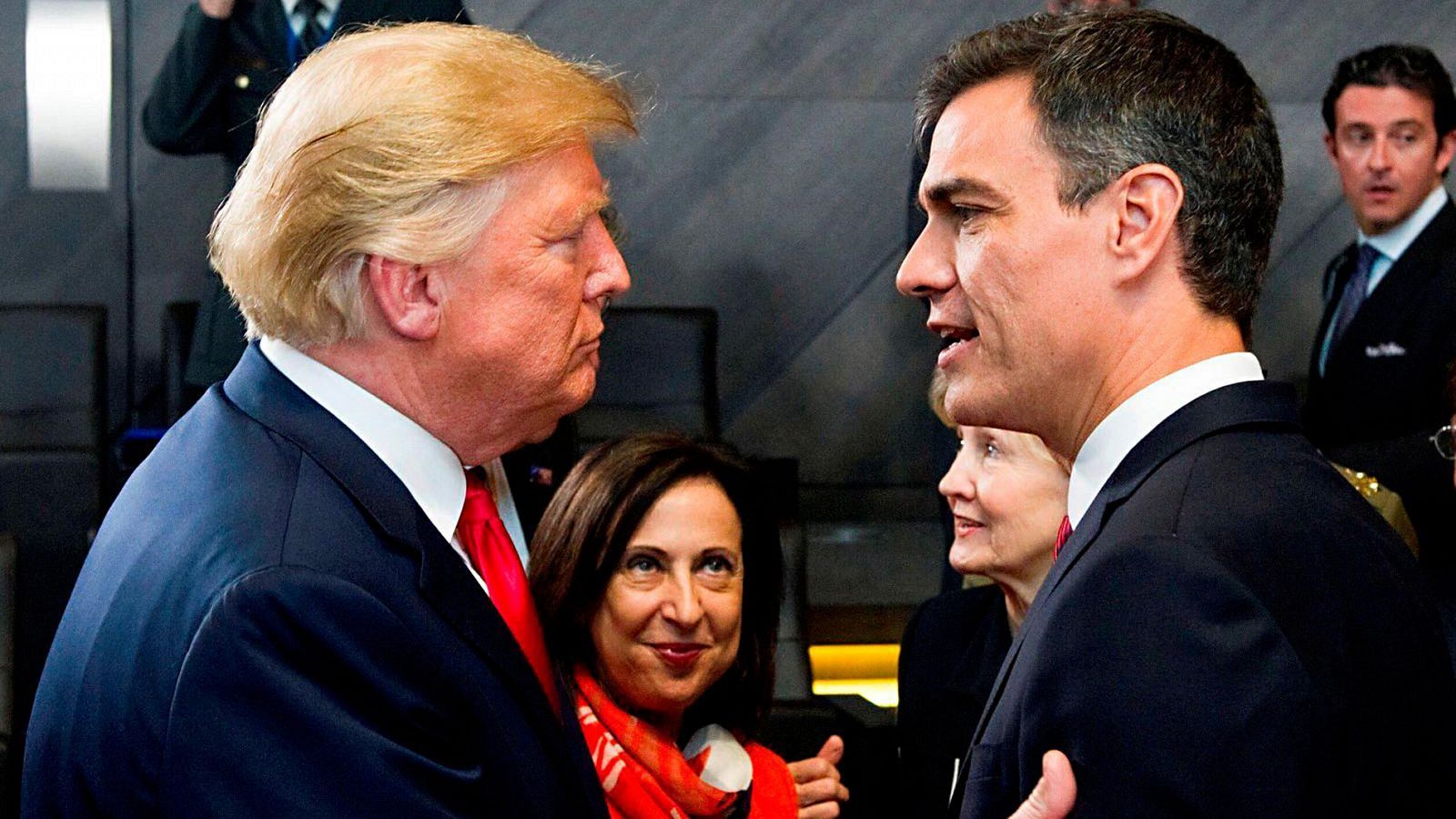 Donald Trump y Pedro Sánchez en una foto de archivo de 2018