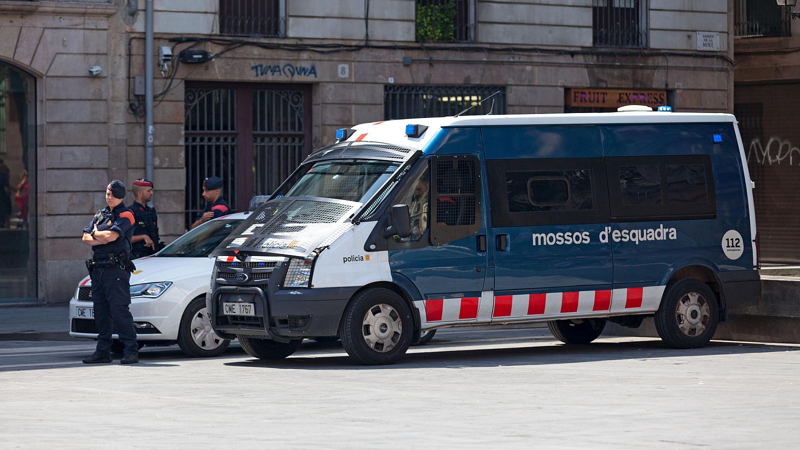 Una unidad de los Mossos d'Esquadra