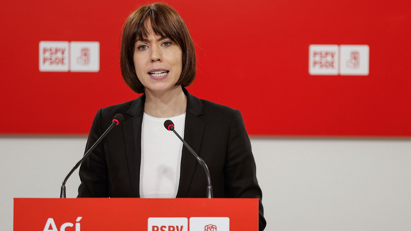 Diana Morant, secretaria general del PSPV-PSOE, pide al PP la dimisión de Mazón