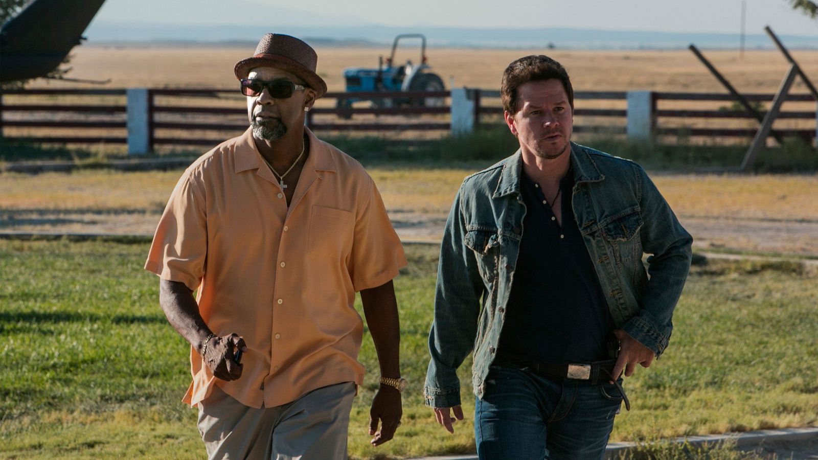 Denzel Washington y Mark Walhberg en '2 Guns'