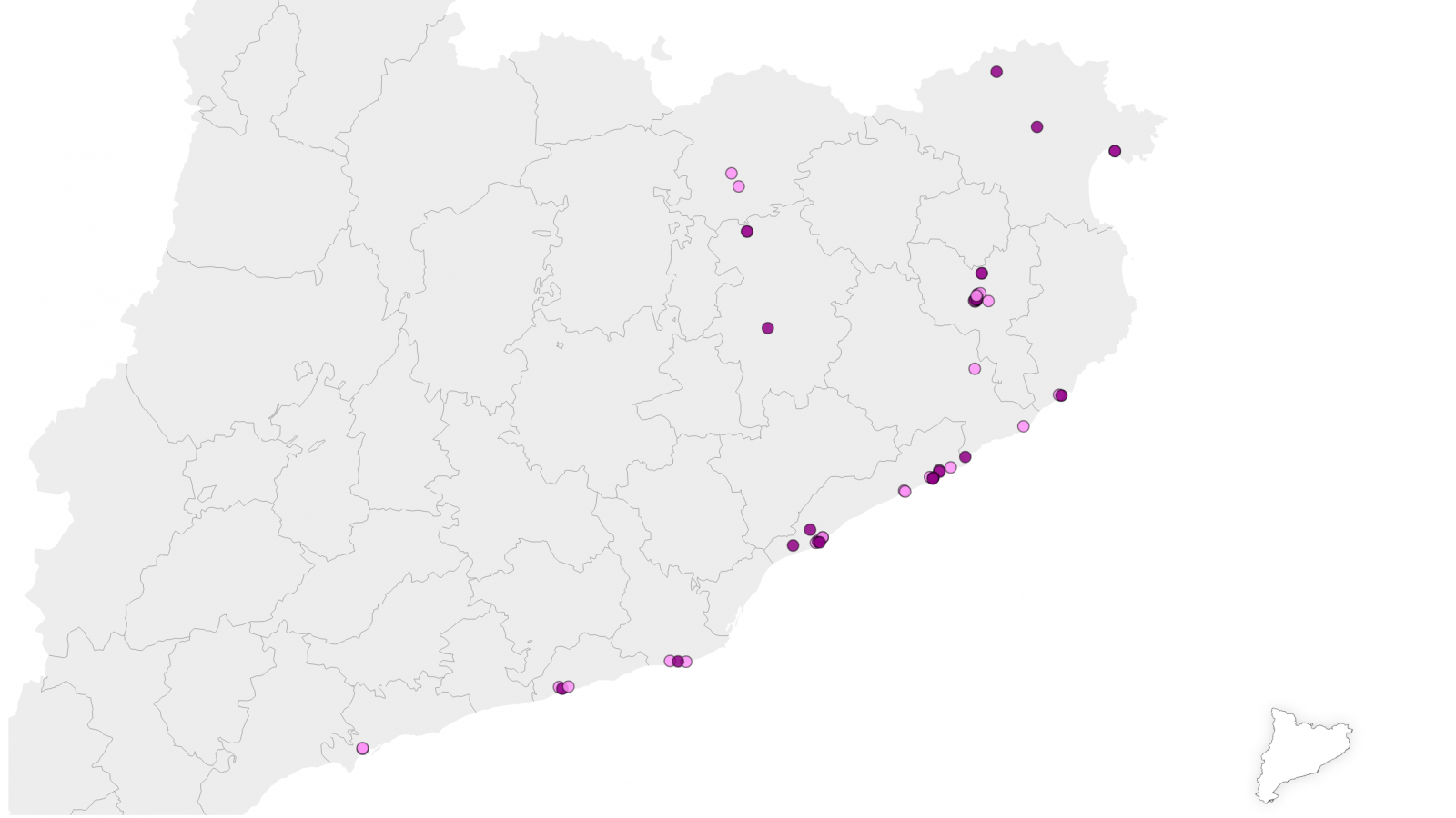 Escoles amb risc d'inundació a Catalunya