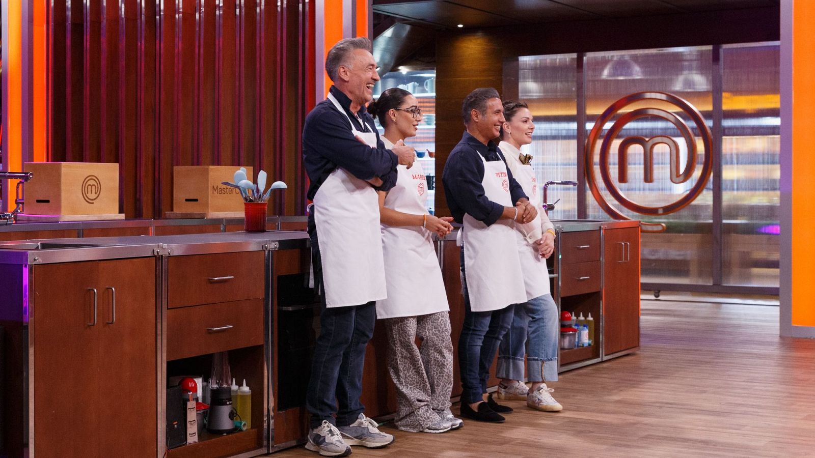 Francis Lorenzo, Marina Rivers, Inés Hernánd, y Pitingo, los finalistas de MasterChef Celebrity 9