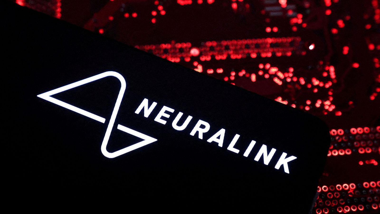 Logo de Neuralink en una imagen de archivo