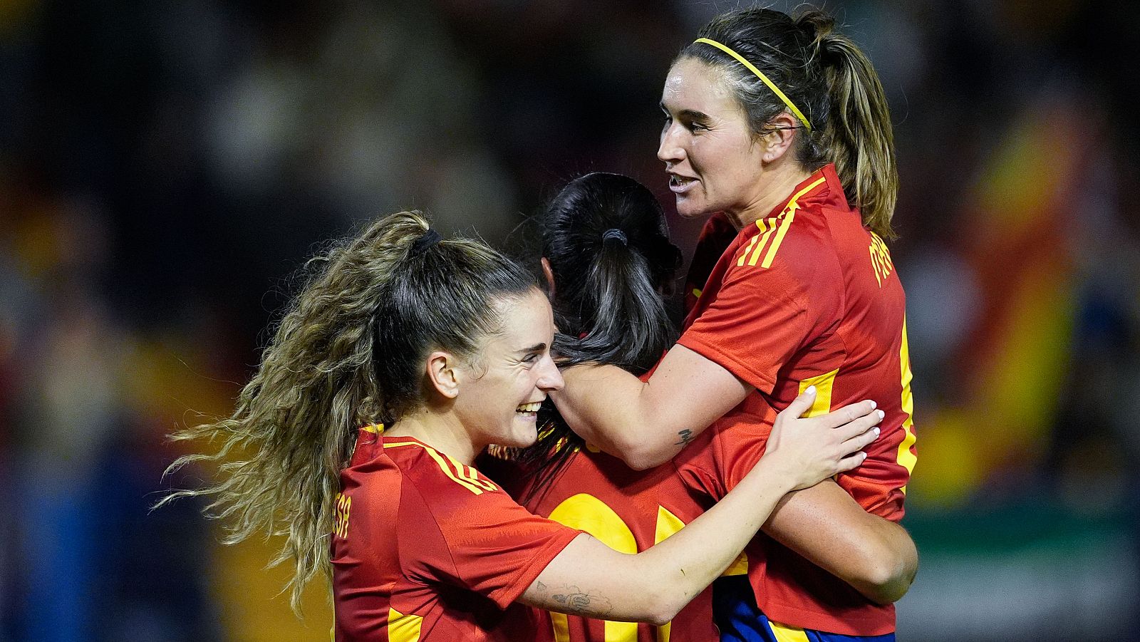 Las jugadoras de la Selección, Mariona Caldentey y Tere Abelleira