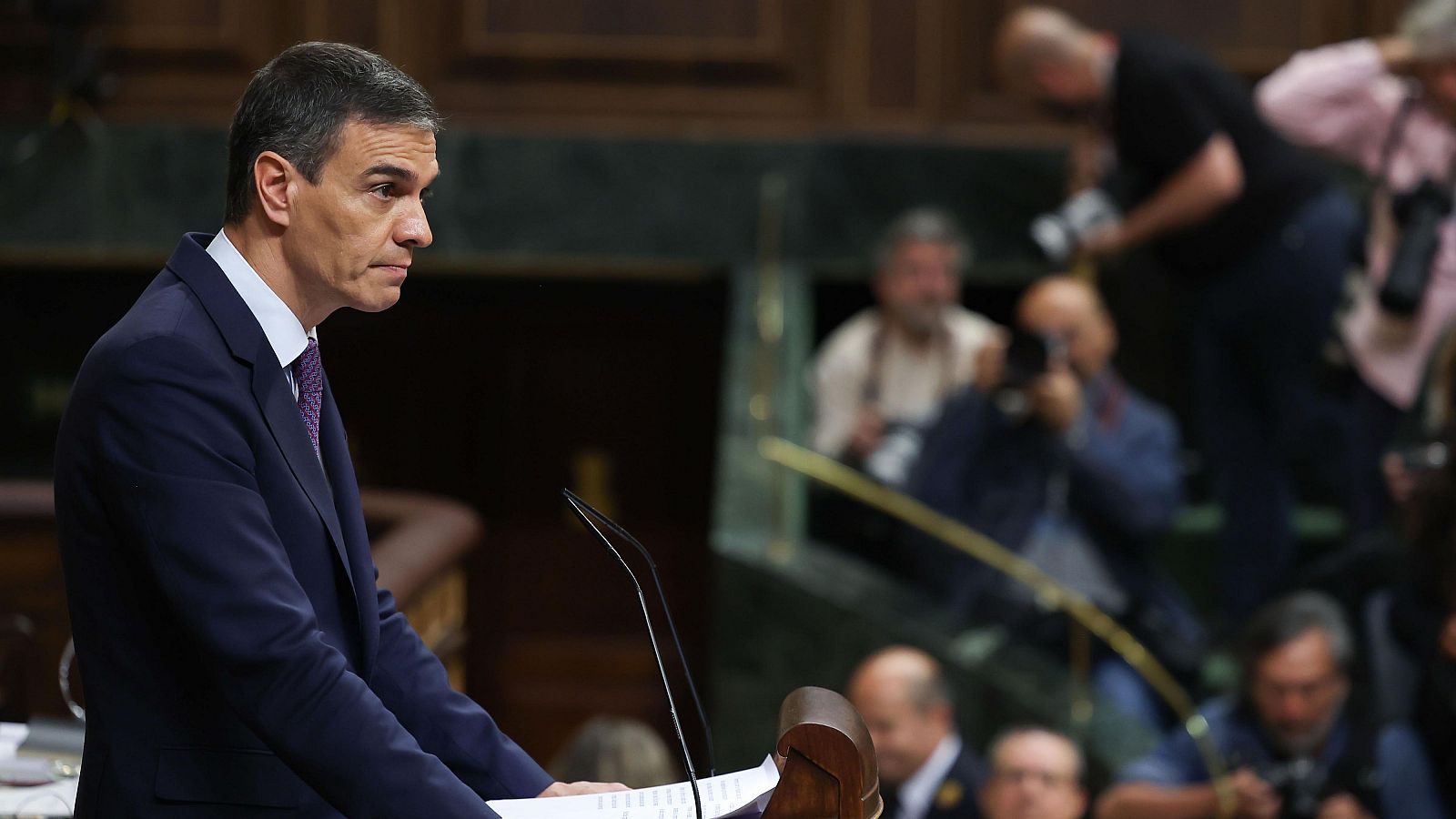 El presidente del Gobierno, Pedro Sánchez, comparece en el pleno del Congreso para dar cuenta de la gestión de la DANA