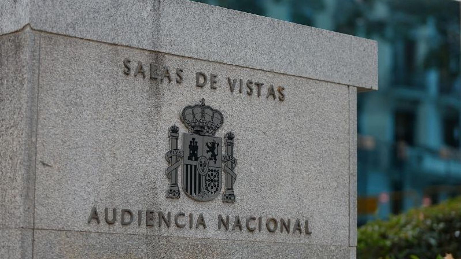 Imagen de la fachada de la Audiencia Nacional.