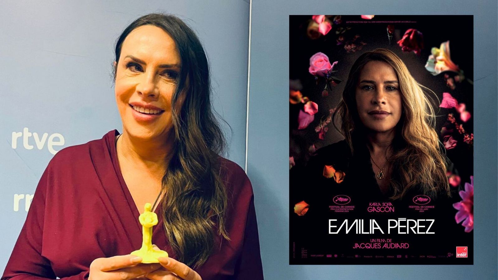 Karla Sofía Gascón fue premiada en Cannes por su papel en el narcomusical 'Emilia Pérez'.