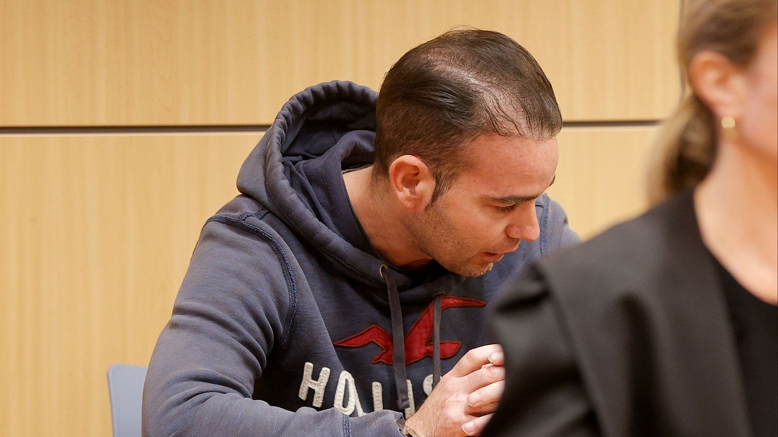 David Soler, alias "el Tuvi", durante el juicio