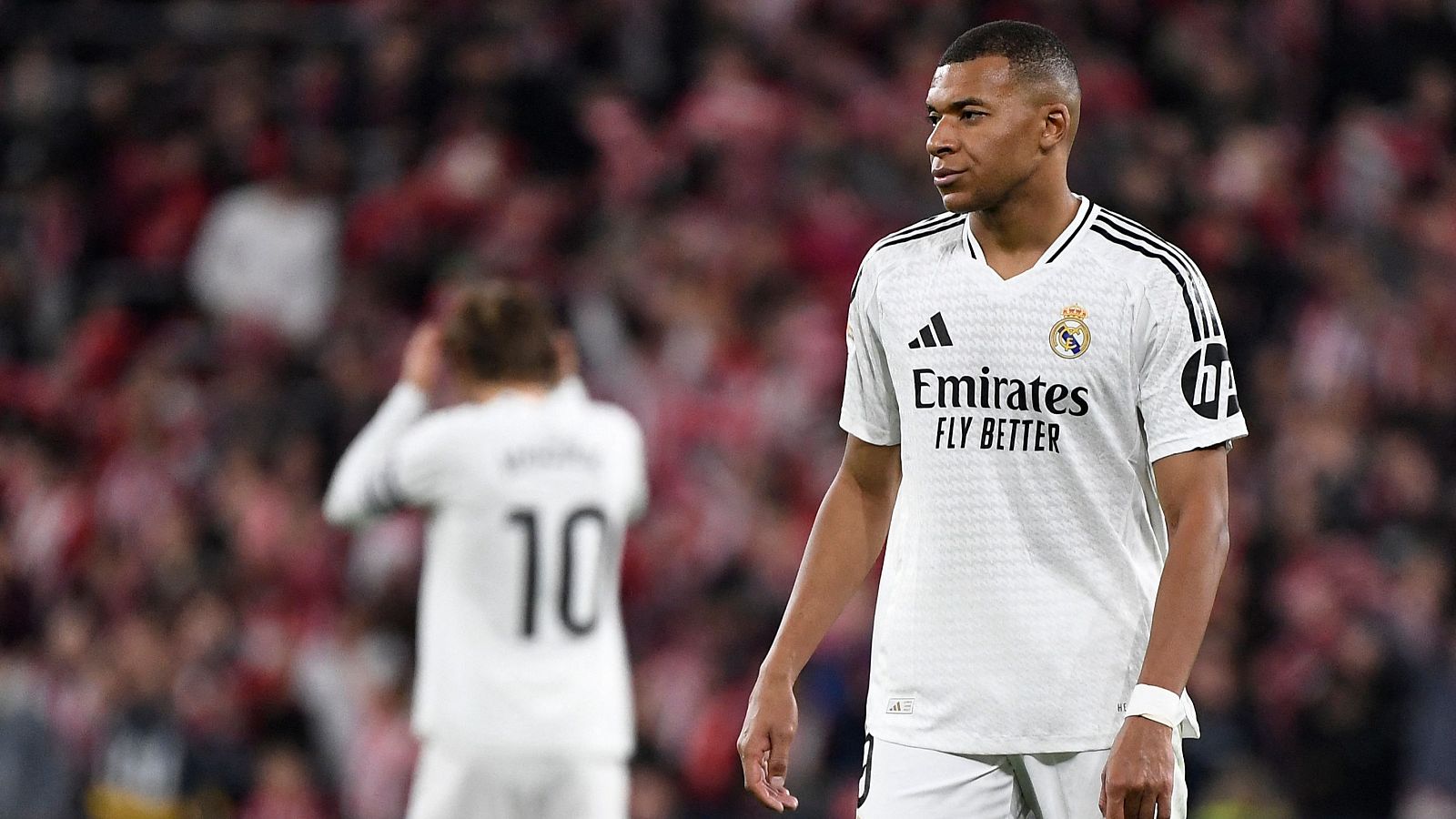 Previa del Girona - Real Madrid de LaLiga: Kylian Mbappe durante un partido