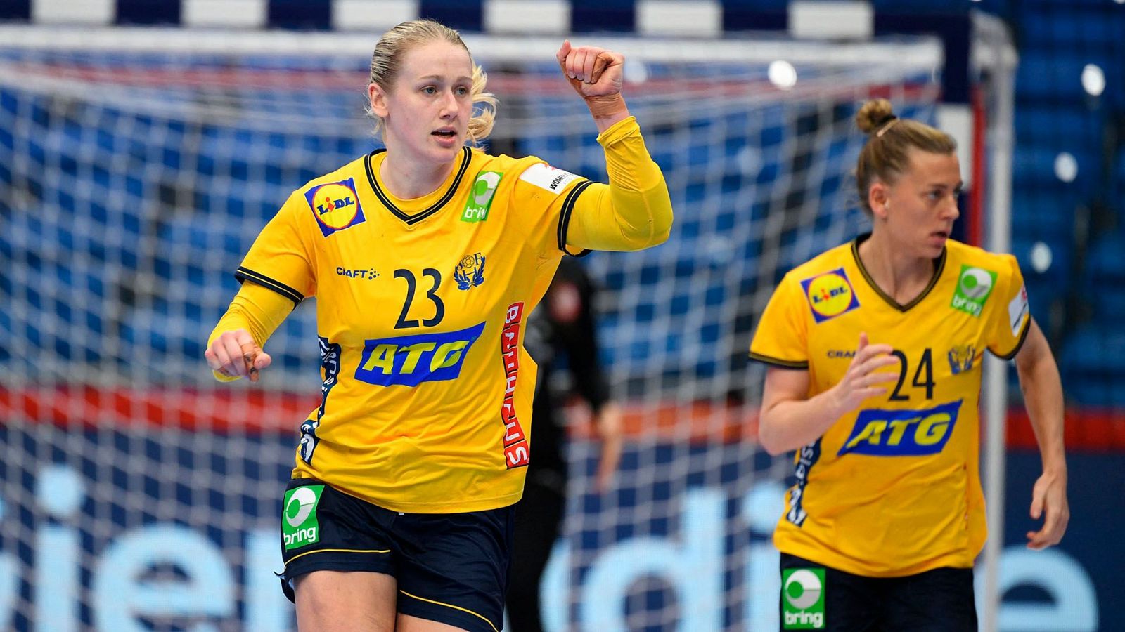 La jugadora de balonmano sueca Emma Lindqvist