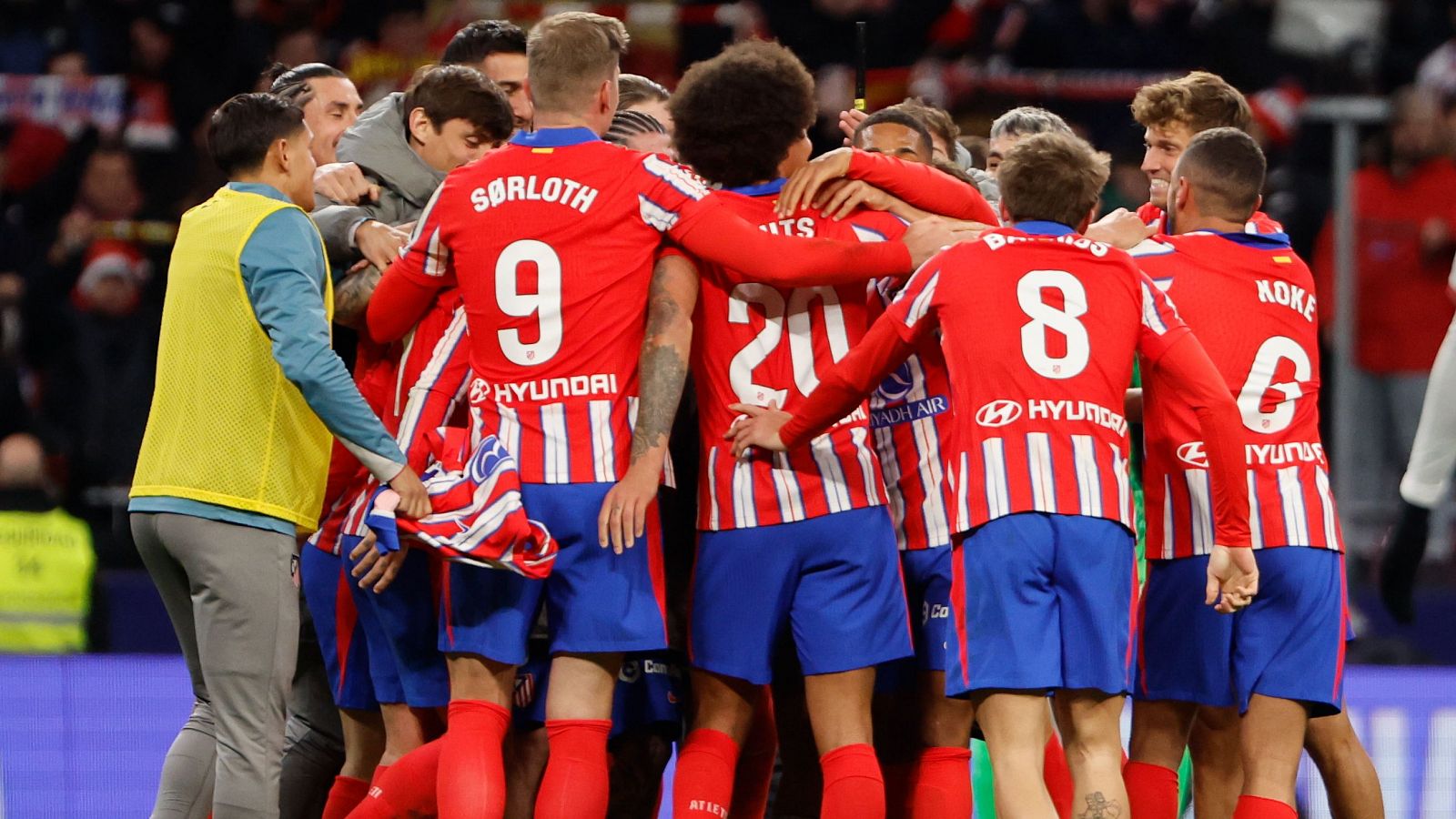 El Atlético de Madrid acumula una racha de nueve victorias seguidas