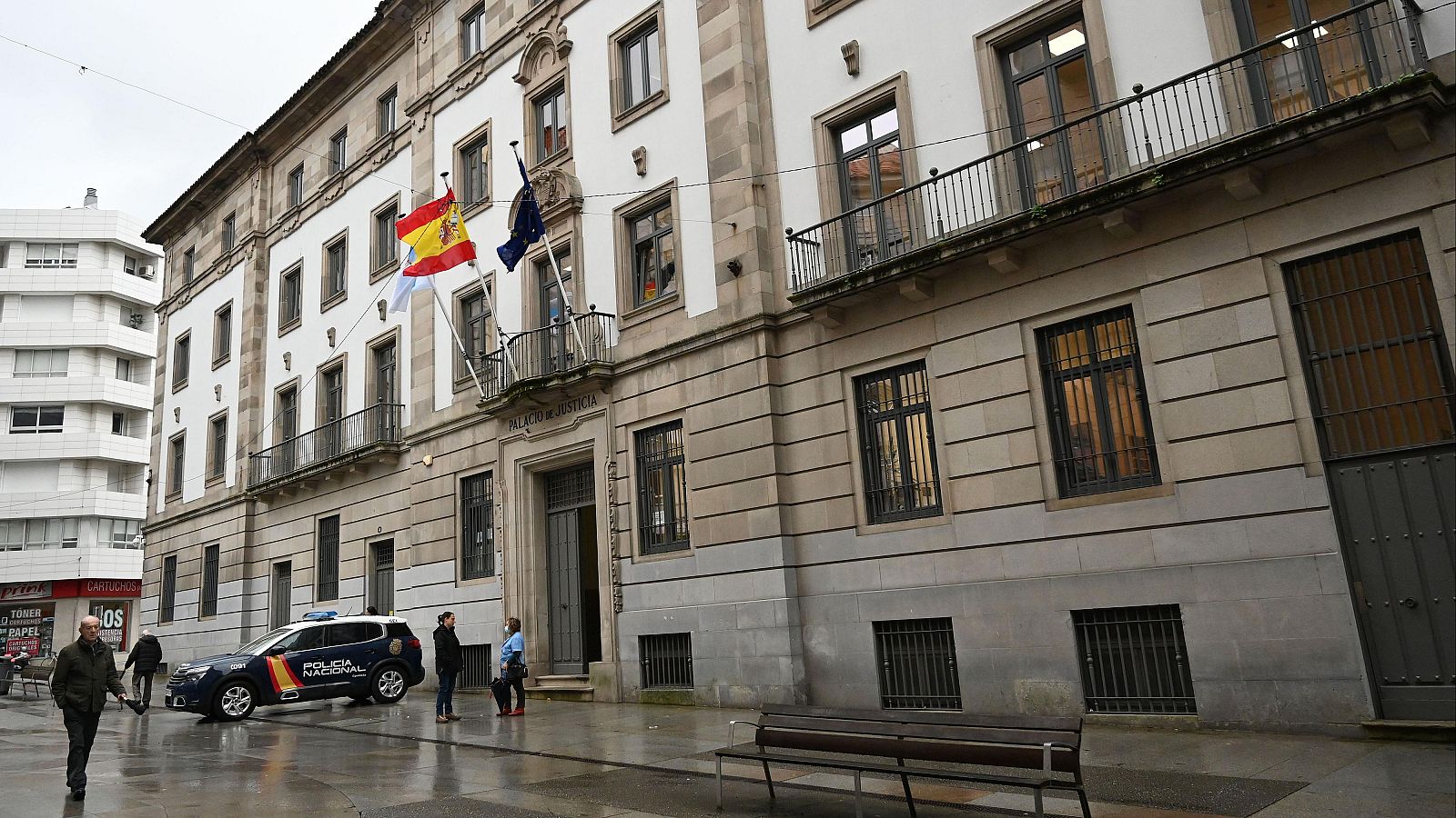 Vista de la Audiencia Provincial de Pontevedra