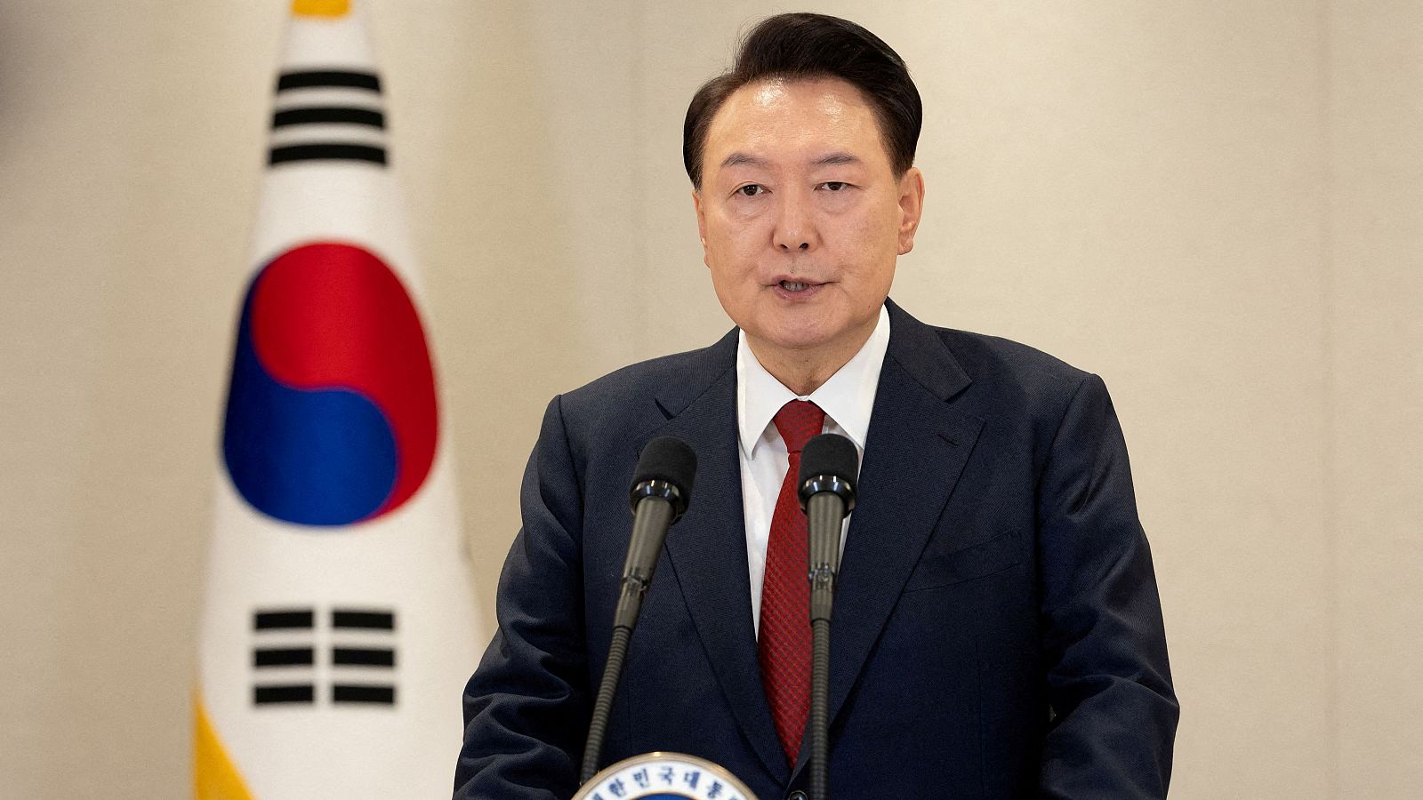 El presidente destituido de Corea del Sur, Yoon Suk-yeol, en Seúl