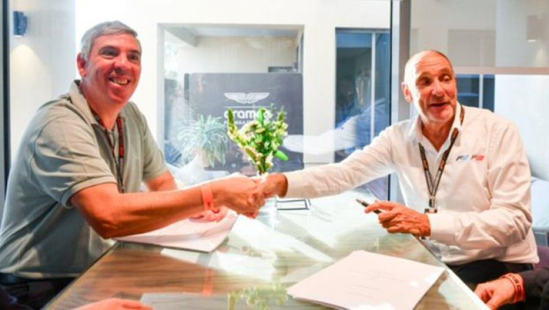 Bruno Michel (FIA) y José Vicente de los Mozos (IFEMA)