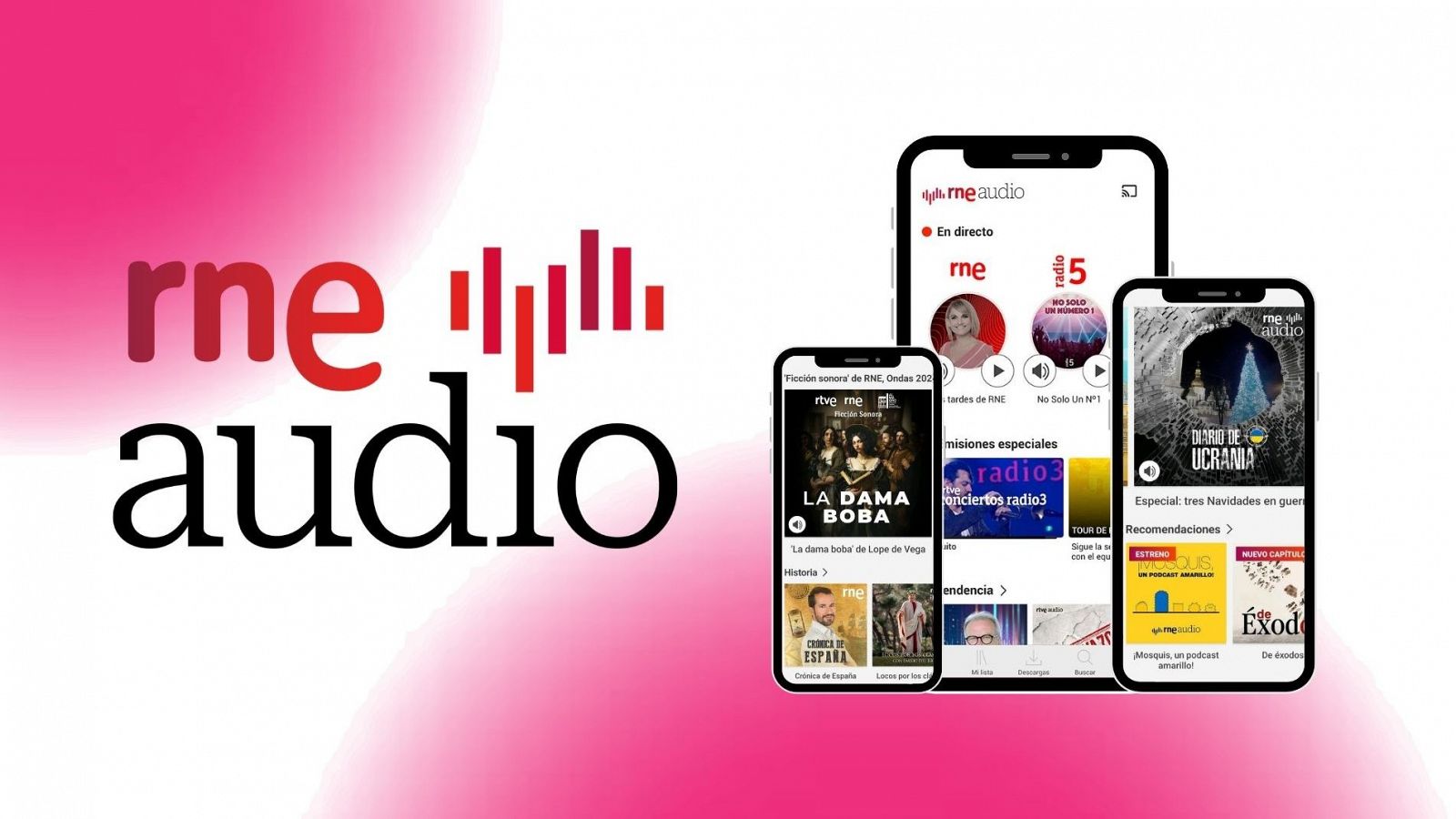 RNE Audio, la app de radio generalista más valorada por los usuarios