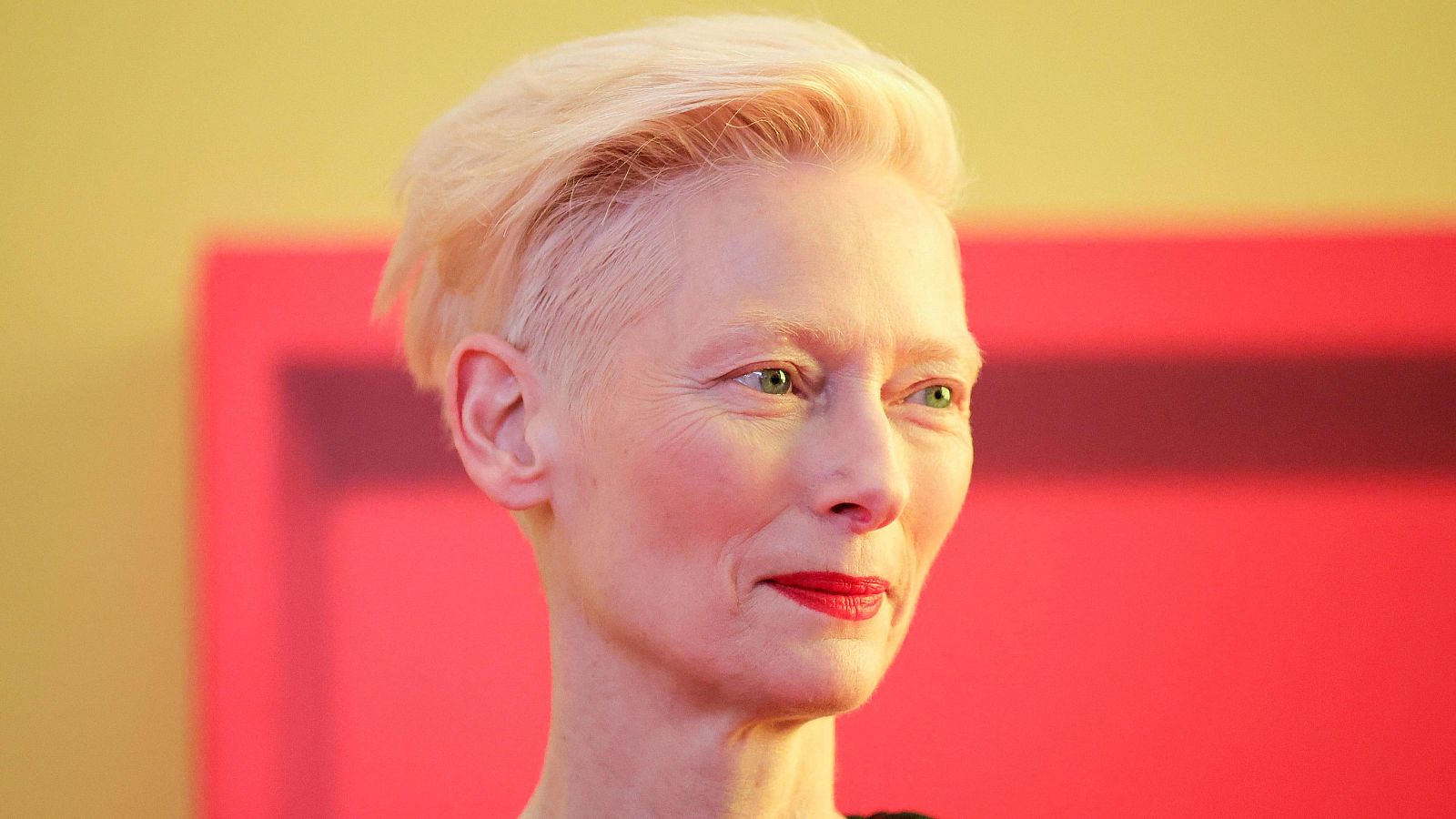 Tilda Swinton, en el estreno de 'La habitación de al lado' en París.