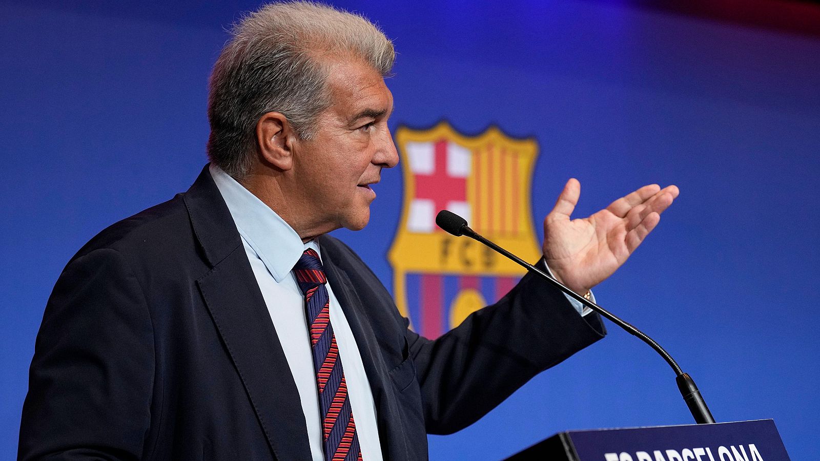 Joan Laporta, presidente del FC Barcelona