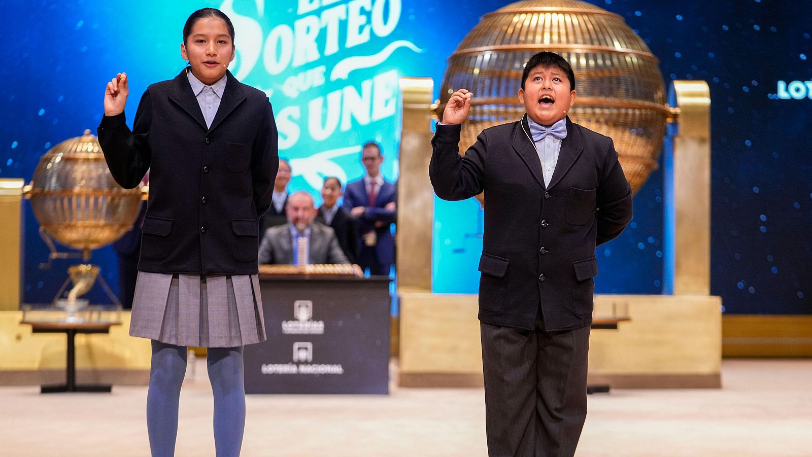 El momento de la salida de 'El Gordo' de la Lotería Navidad 2024, este domingo en La 1