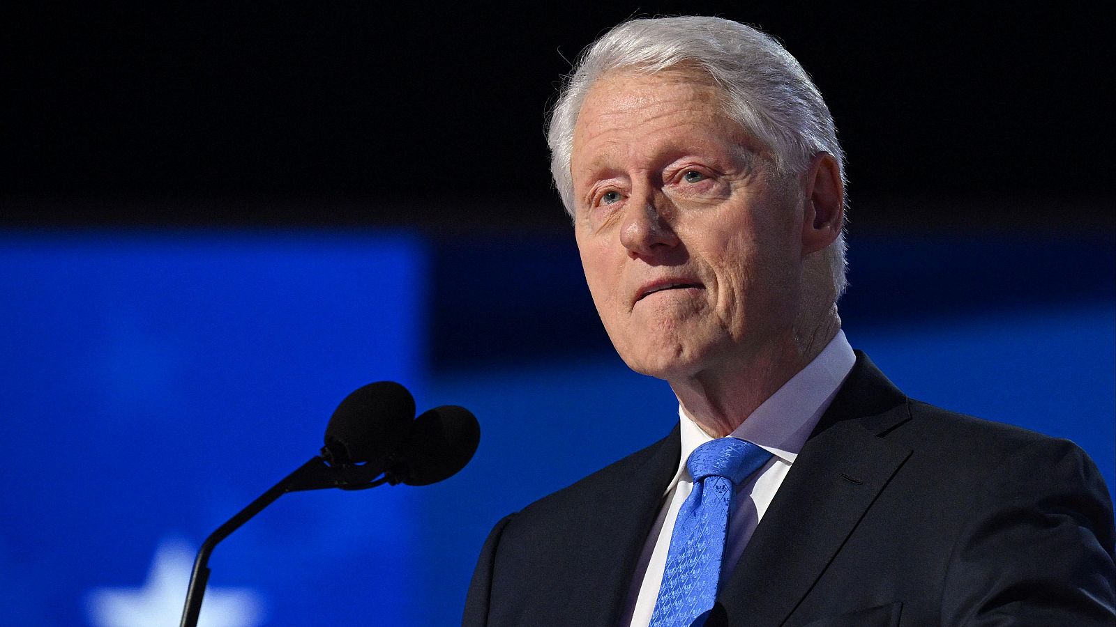 El expresidente estadounidense Bill Clinton en la Convención Nacional Demócrata de 2024