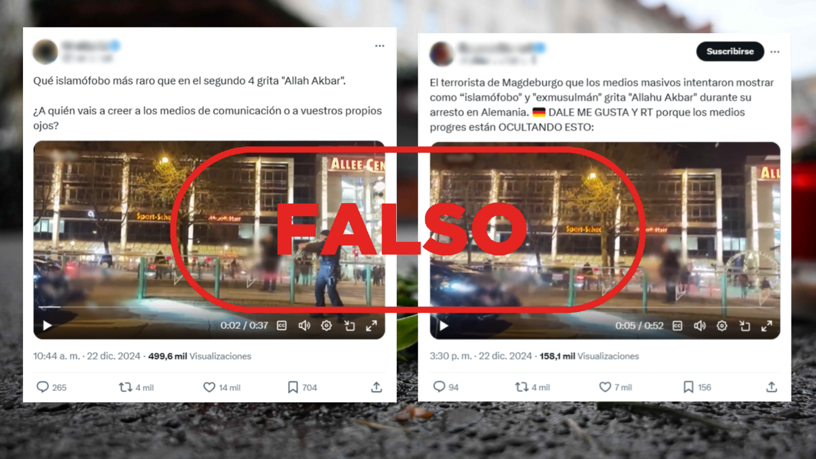 El autor del atentado en Magdeburgo no gritó “Allahu Akbar” 