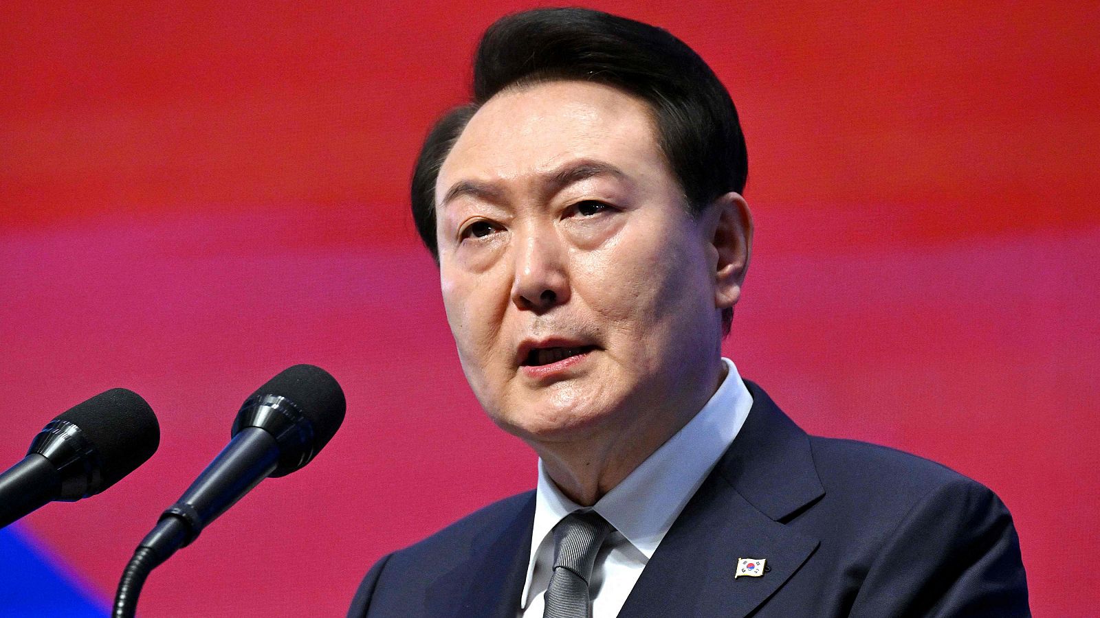 El presidente surcoreano, Yoon Suk-yeol, en una imagen tomada en 2023 en Seúl