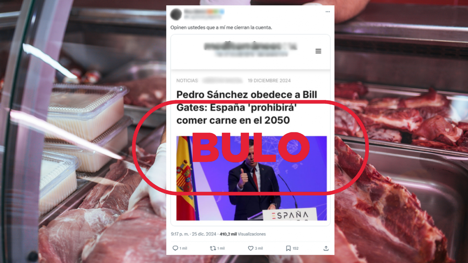 El proyecto España 2050 no plantea prohibir el consumo de carne a partir de 2050 