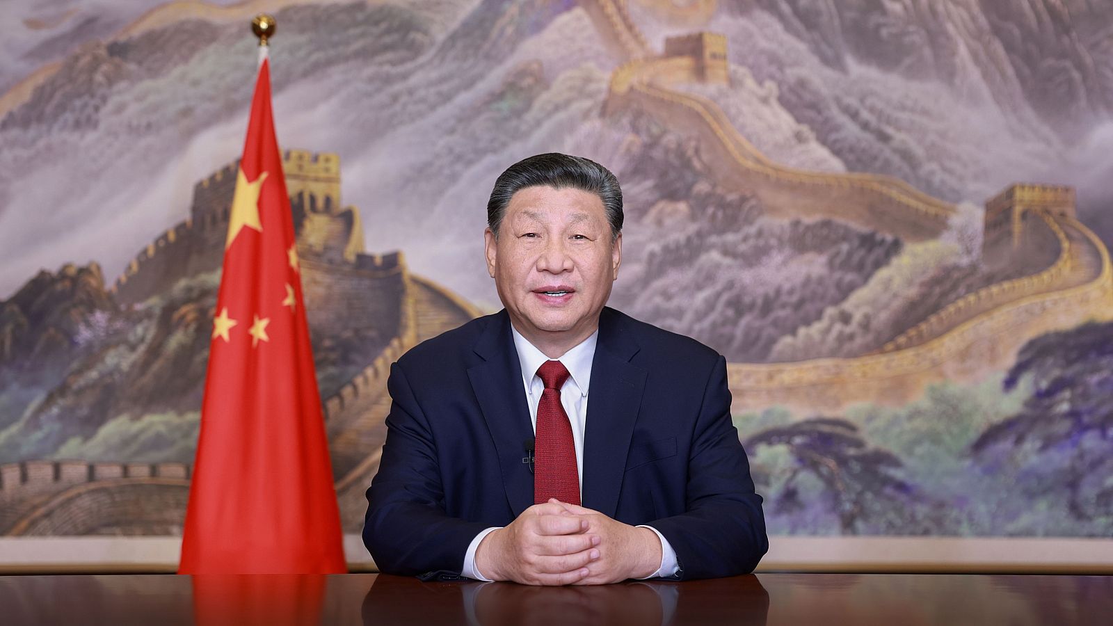 El presidente de China, Xi Jinping, en su discurso de fin de año