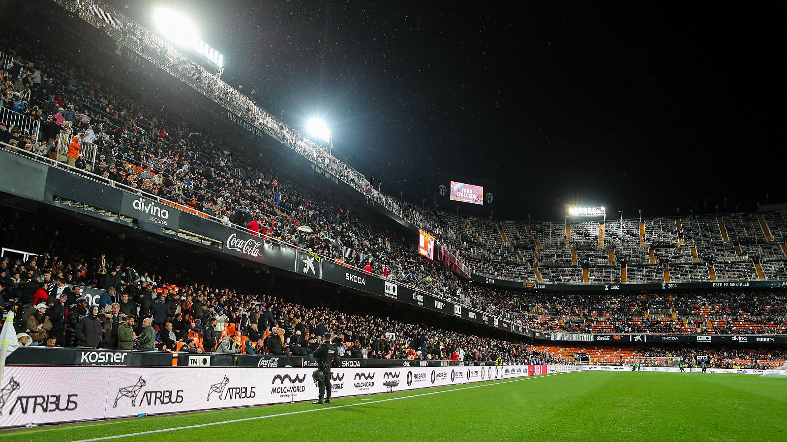 Detenidas 3 personas tras el Valencia - Real Madrid