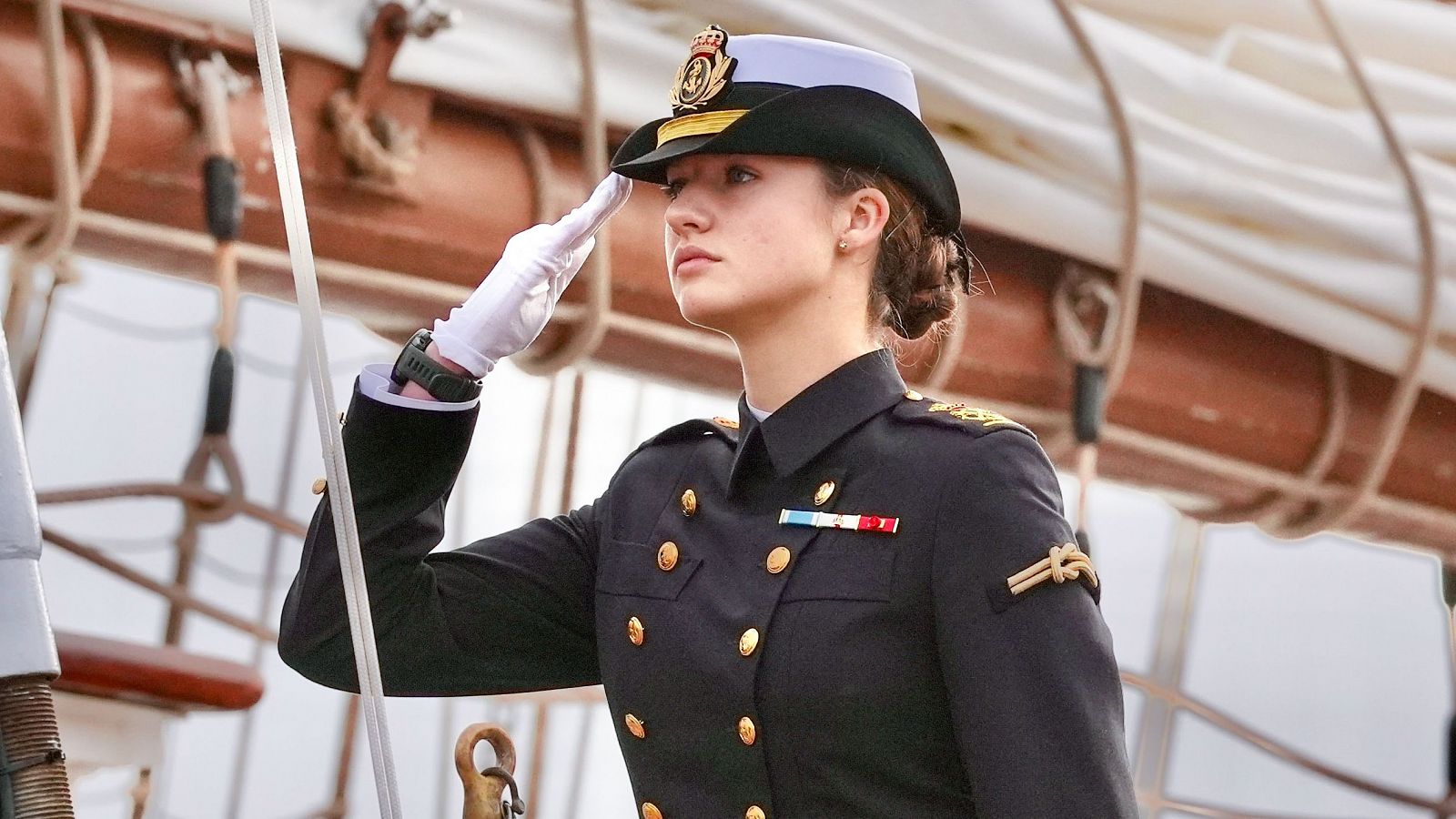 Leonor, a bordo del buque escuela Elcano para continuar con su formación naval