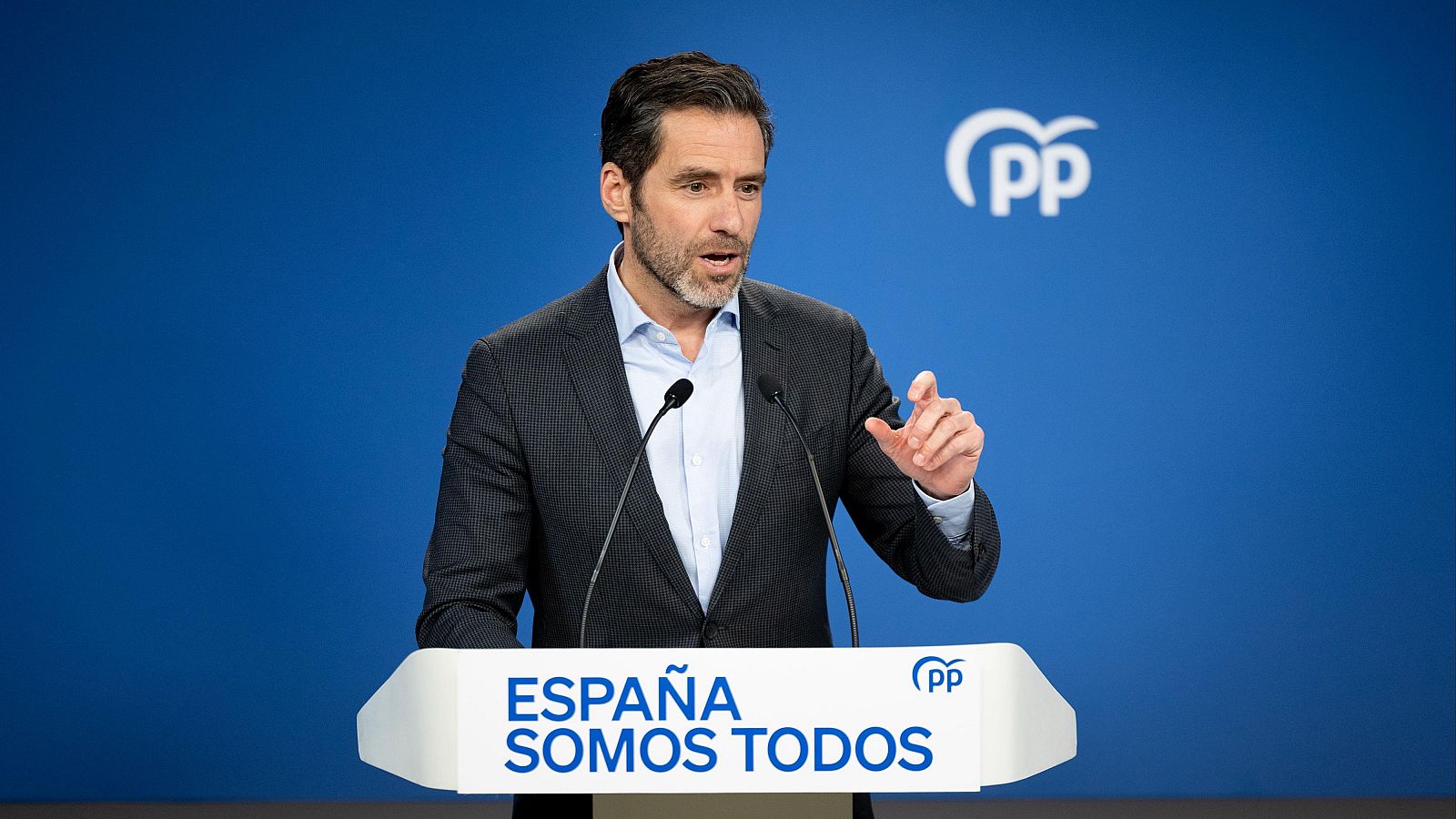 El vicesecretario de Cultura y portavoz del Partido Popular, Borja Sémper