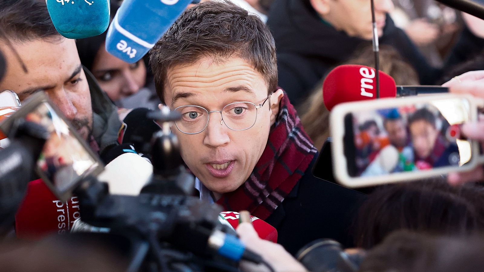 Errejón llega al juzgado para prestar declaración