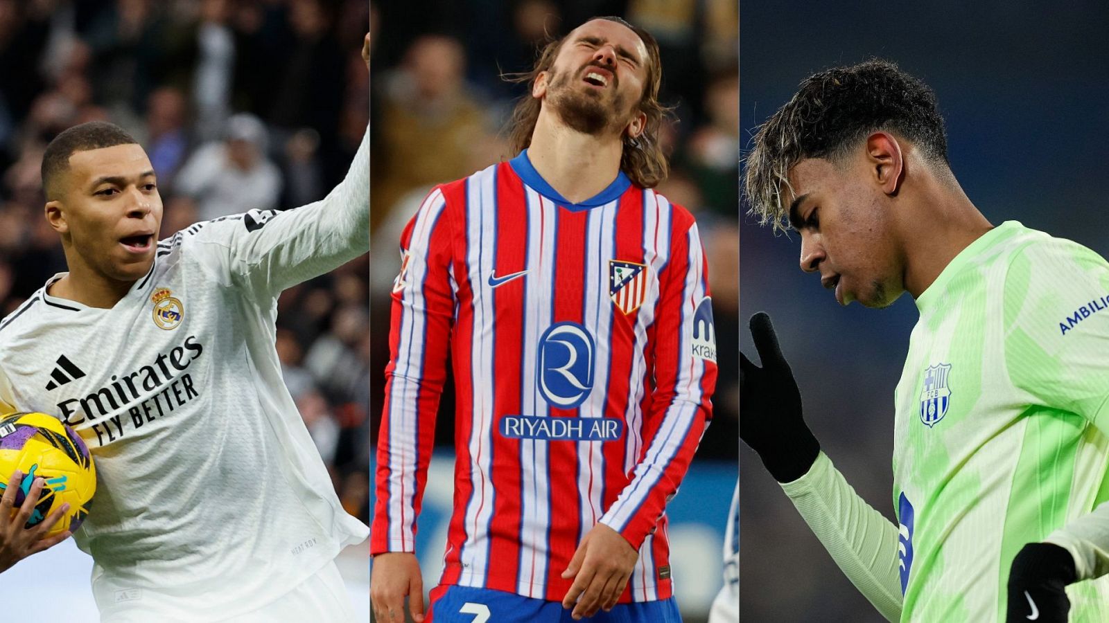 LaLiga jornada 20: Mbappé, Griezmann y Lamine Yamal