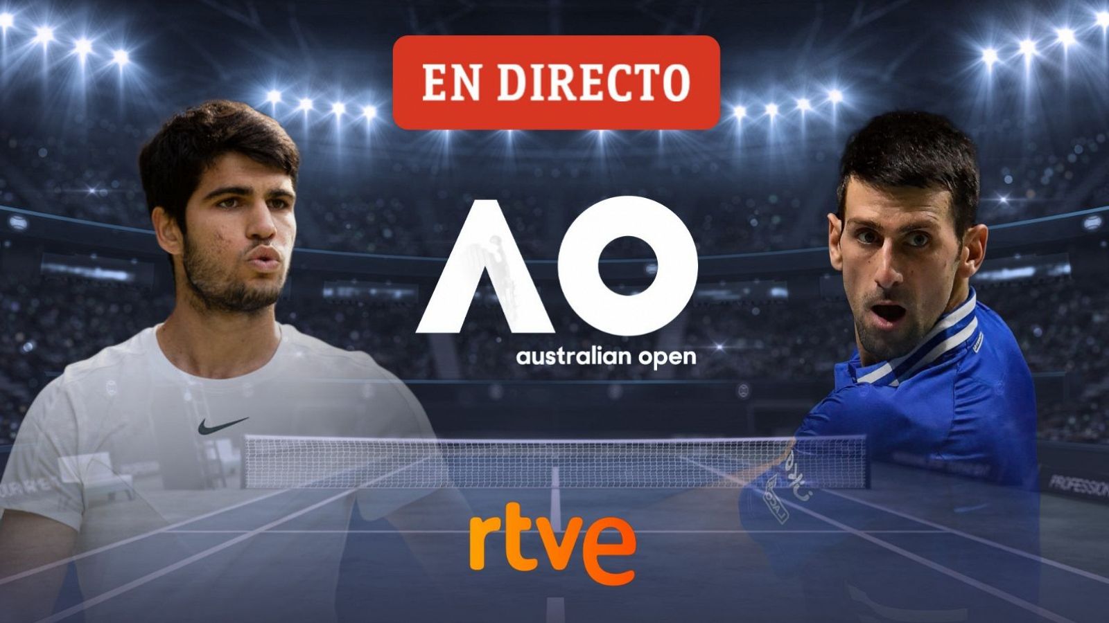 Carlos Alcaraz - Djokovic, en directo