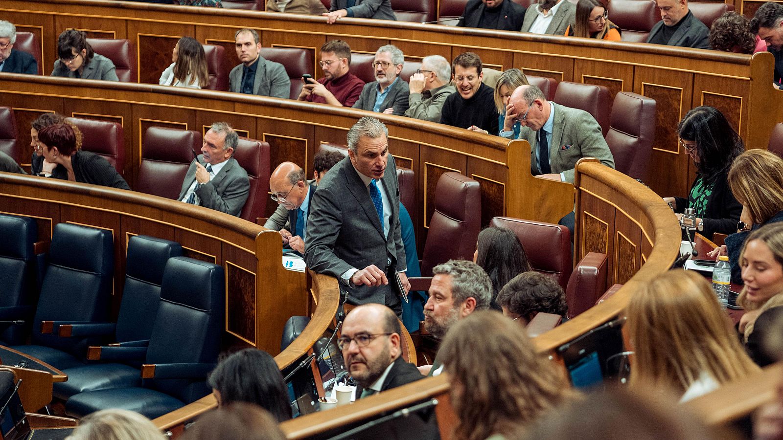 Vista general de la sesión plenaria de este 22 de enero en el Congreso de los Diputados