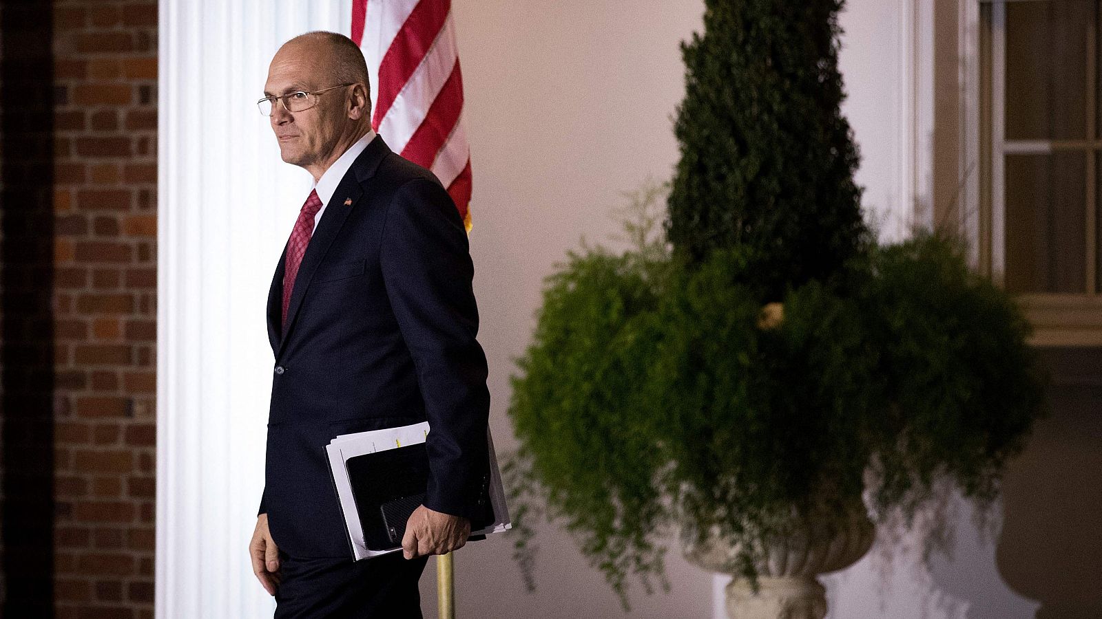 El empresario Andrew Puzder, exdirector ejecutivo de CKE Restaurants