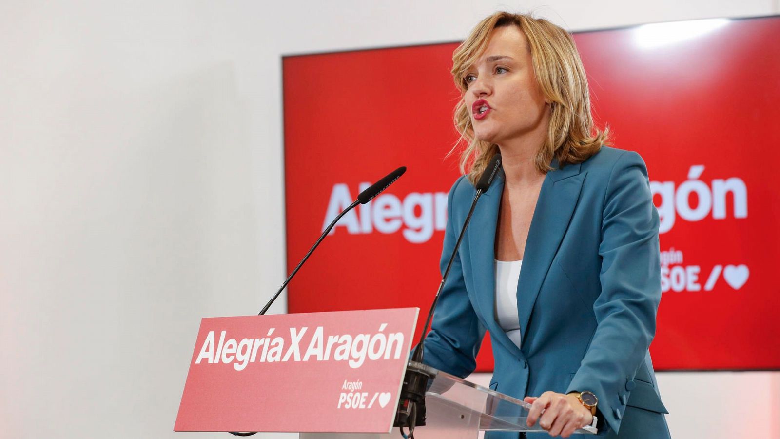 Alegría será la próxima secretaría general de PSOE Aragón