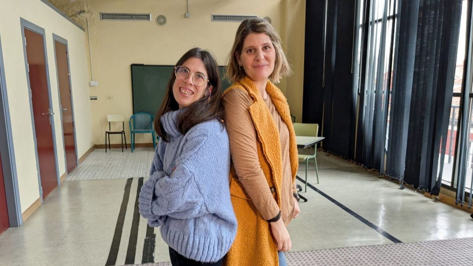 Esther Muñoz y Cristina Vallelado, de Plena inclusión