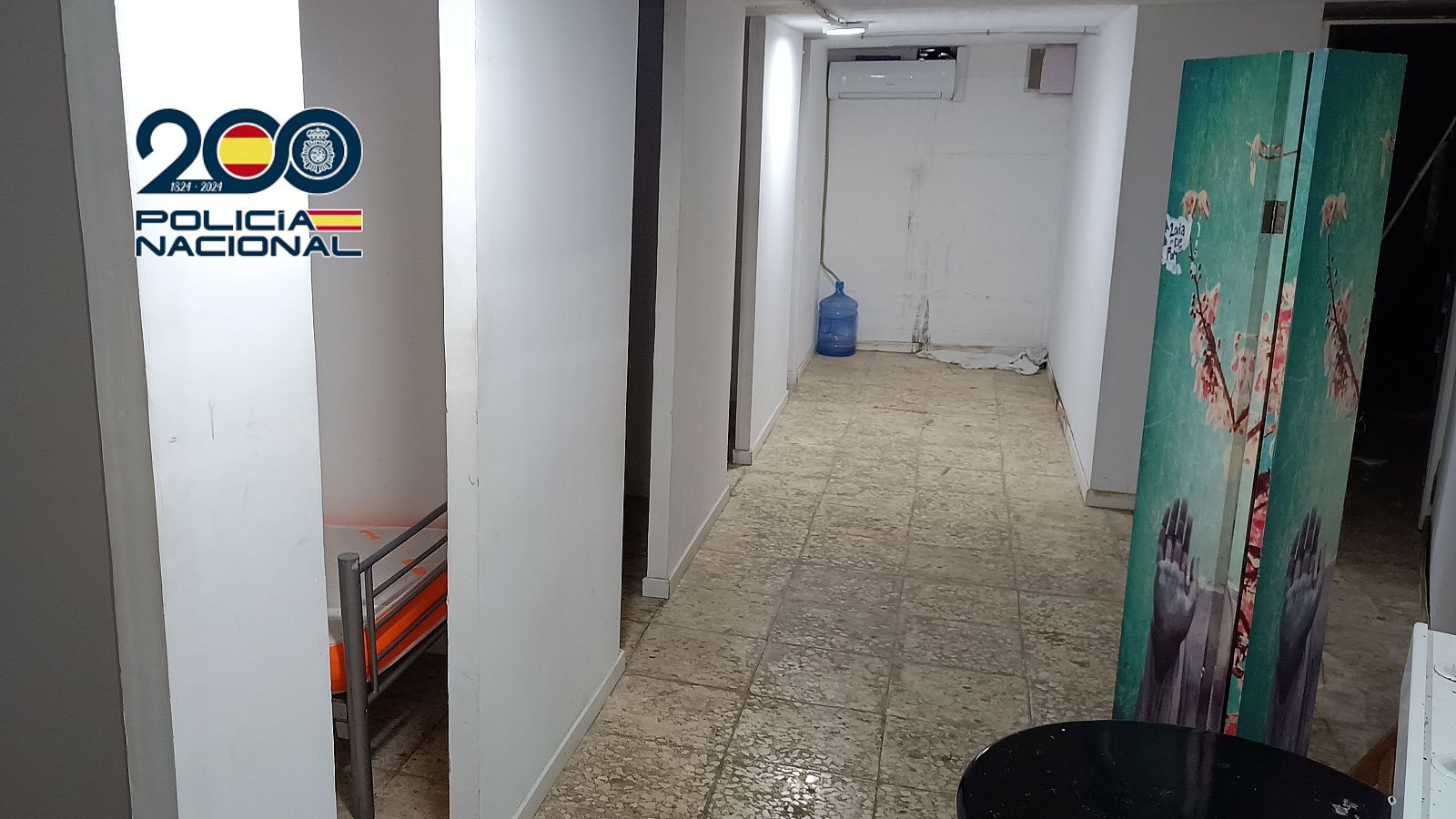 Interior de una vivienda utilizada para la prostitución en Alicante