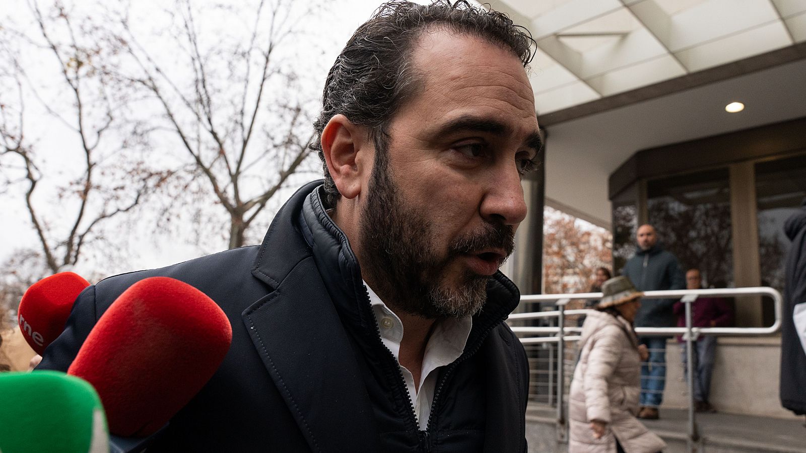 Víctor de Aldama a su llegada a los Juzgados de Plaza de Castilla el pasado 22 de enero.