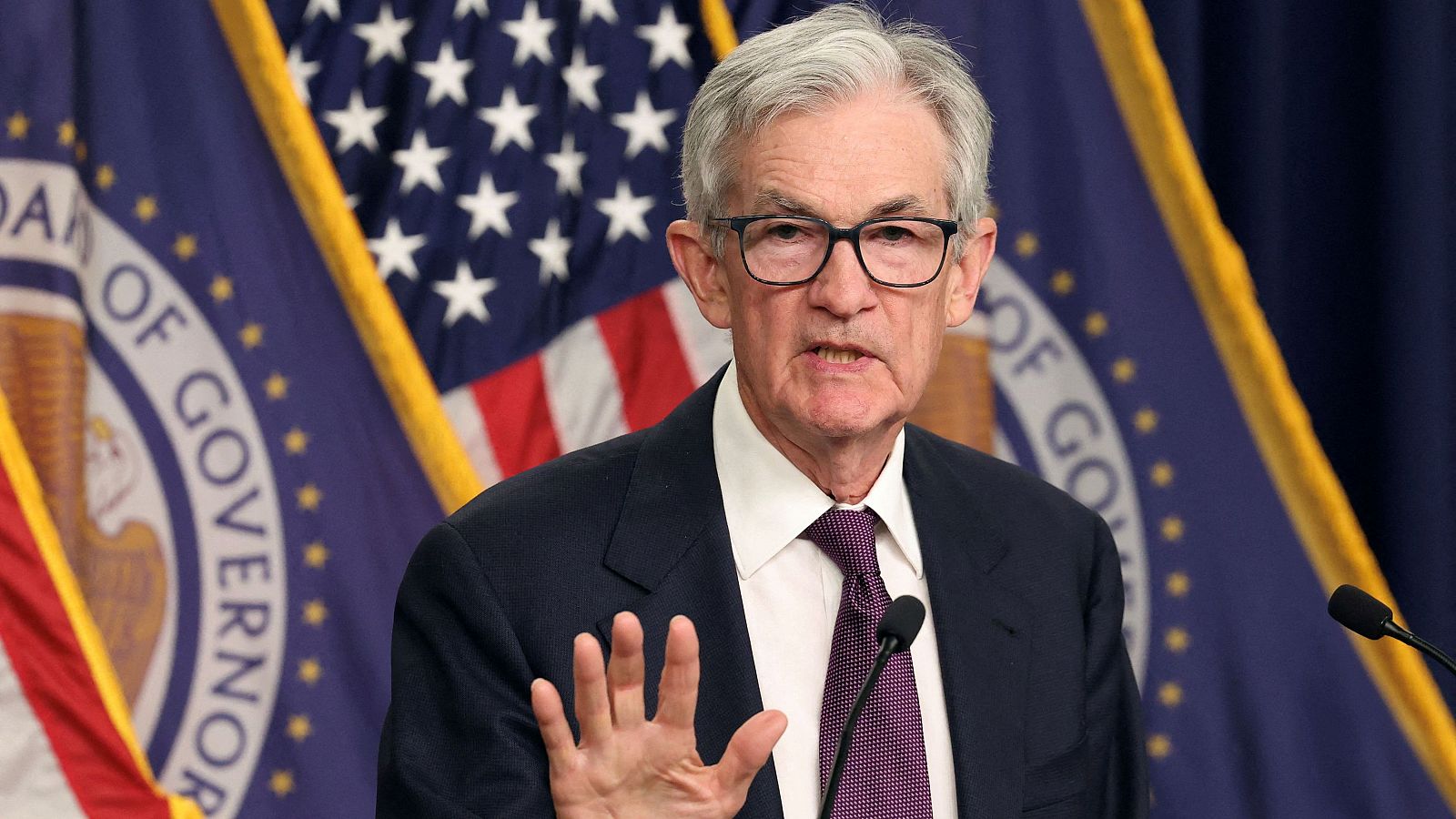 El presidente de la Reserva Federal de Estados Unidos, Jerome Powell