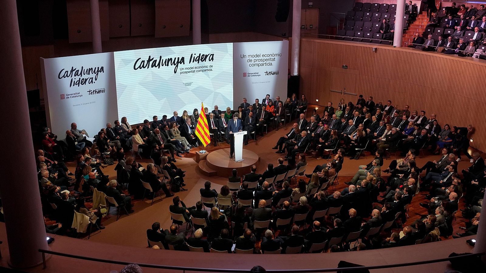 Conferència de Salvador Illa a l'Escola Industrial de Barcelona