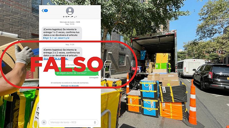 Este SMS que te pide confirmar tus datos para que no devuelvan tu pedido es un fraude