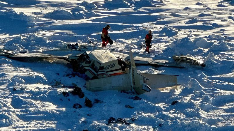 Accidente aéreo en Alaska
