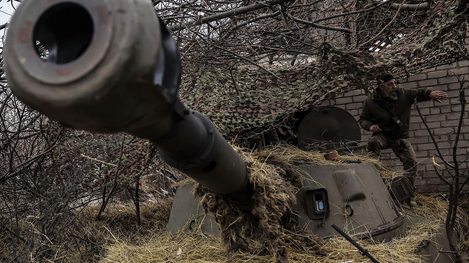 Un tanque ucraniano