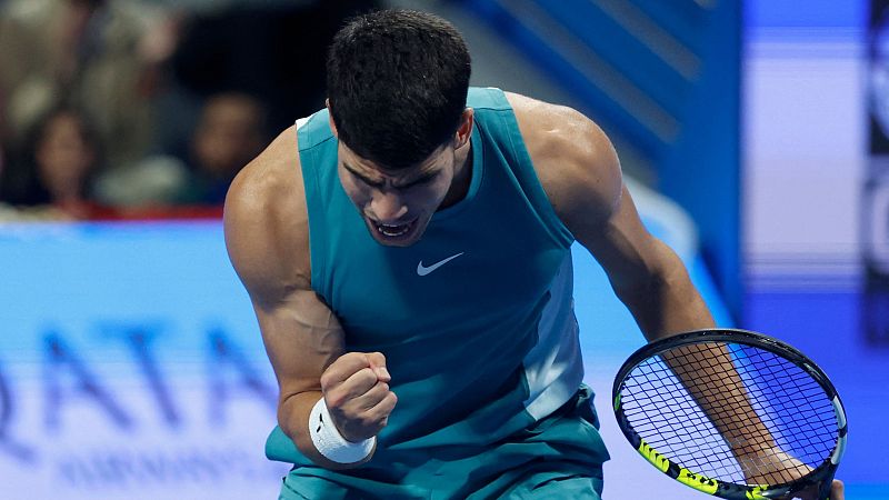 Carlos Alcaraz vence a Marin Cilic en el ATP de Doha