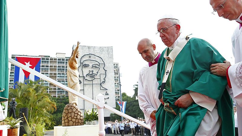 El papa en una misa multitudinaria en La Habana