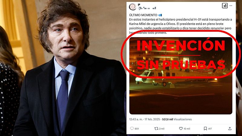 No hay pruebas de que Milei haya sufrido un brote psicótico