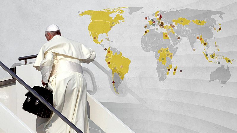 Los viajes del pontificado del papa Francisco, en datos y claves